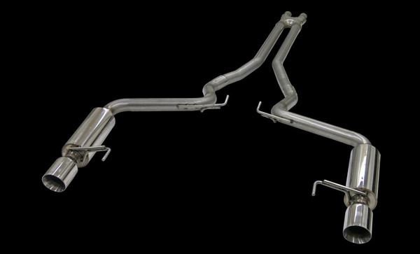 Mustang GT 2015-16 5.0L, Aft-Cat Exhaust System w/ "X"-Cross Over